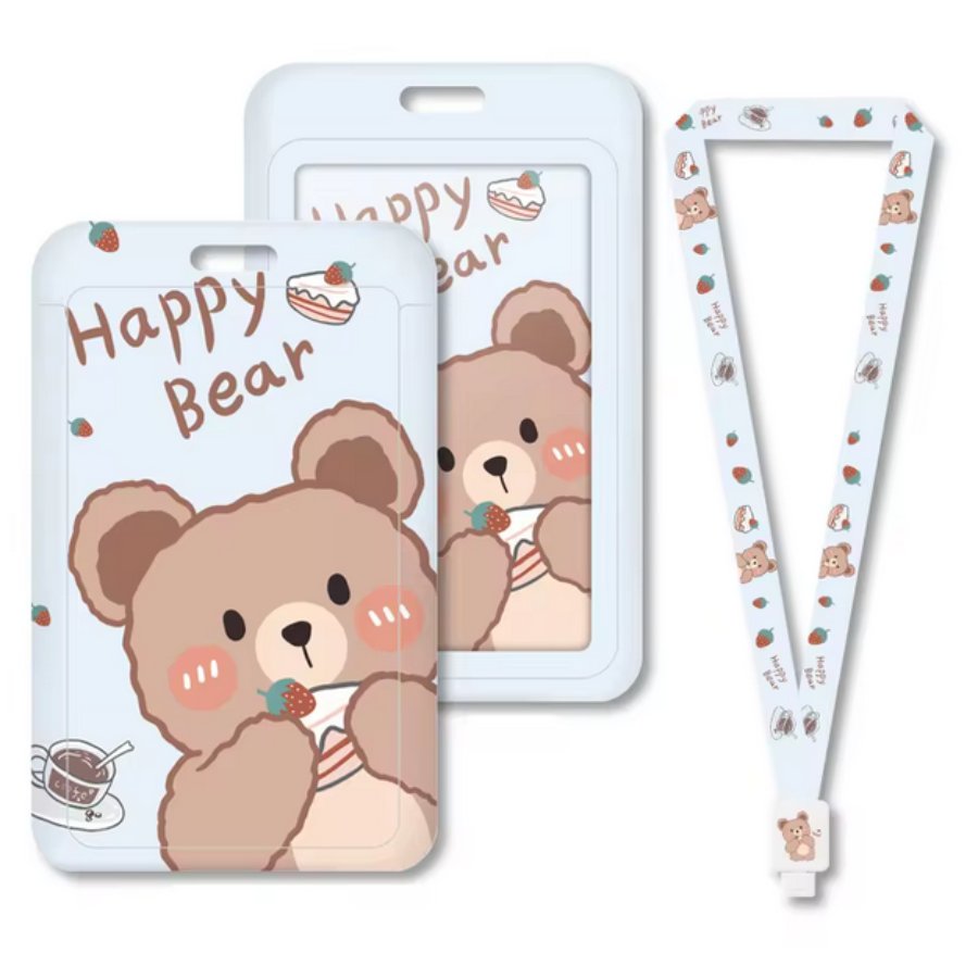 Etui Holder na kartę Smycz UHOO 7148 Sweet Bear