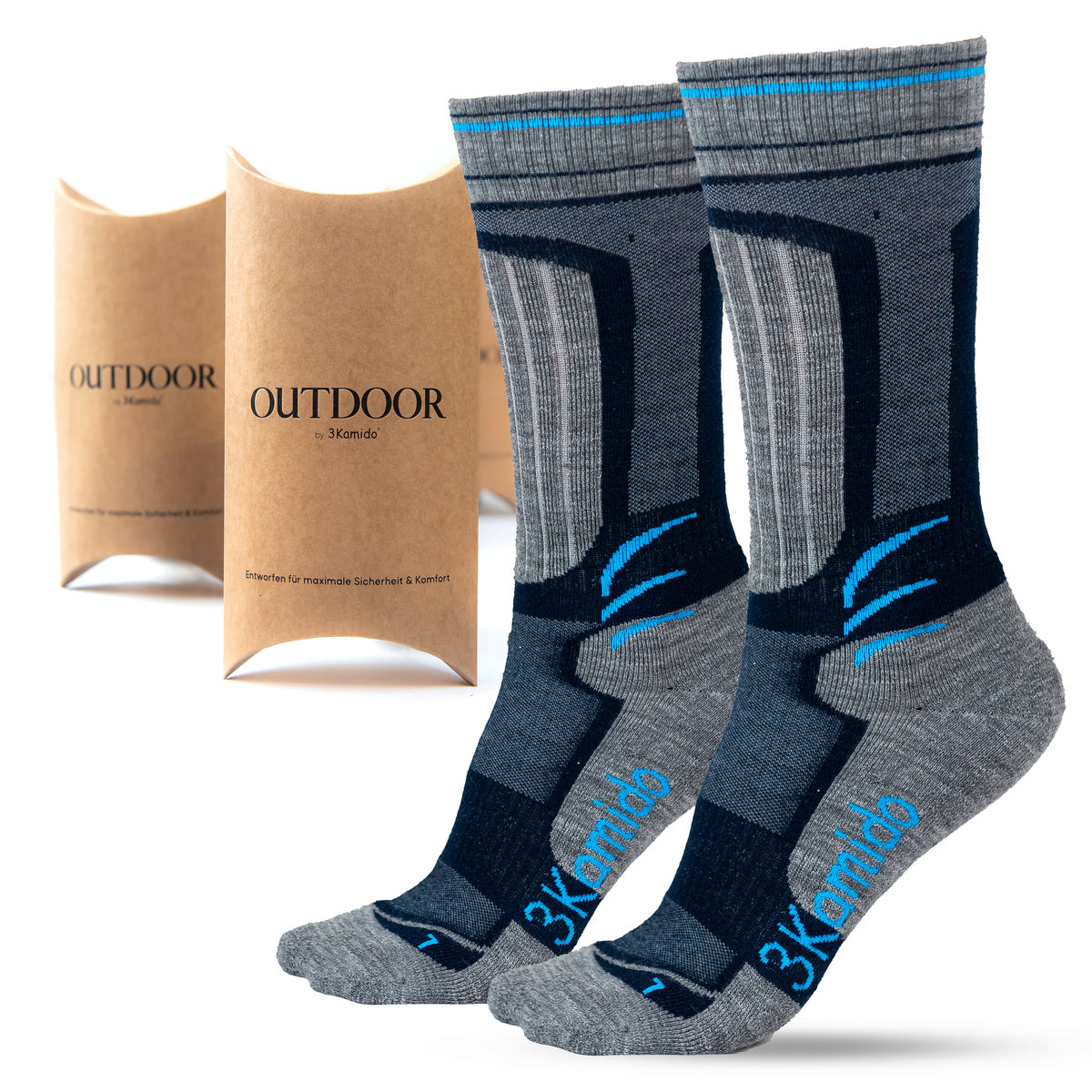 Ciepłe skarpety z wełny Merino, idealne na prezent, dla dziadka, taty, męża, niego, chłopaka, imieniny, urodziny, dzień ojca, dzień dziadka, pod cho..