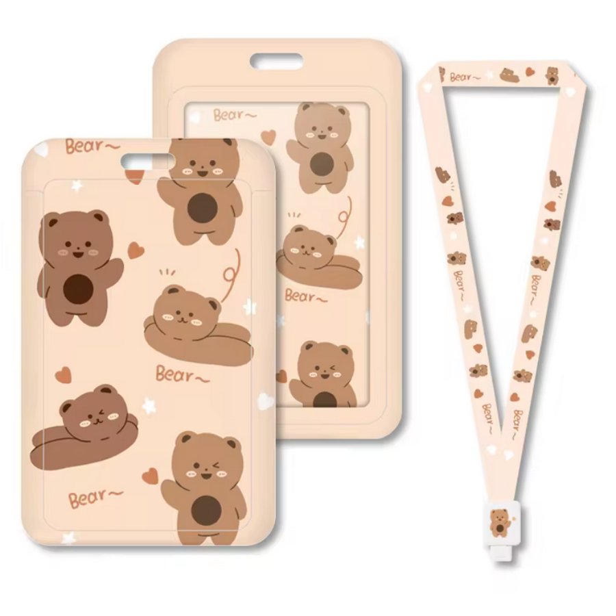 Etui Holder na kartę Smycz UHOO 7148 Bear