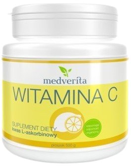 Medverita, Witamina C 500 gramów proszek, 500g