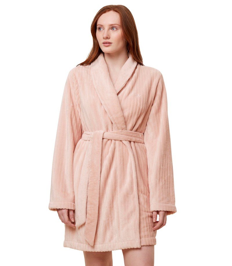 Szlafrok damski Robes Fleece Robe 3/4-40/42