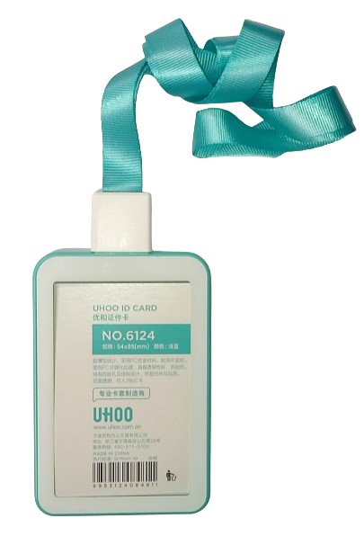 Etui Holder na kartę Smycz UHOO 6124 Light Blue