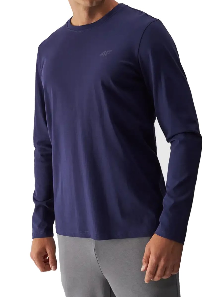 BLUZKA męska 4F LONGSLEEVE 4FWMM00TLONM375-31S koszulka z długim rękawem S