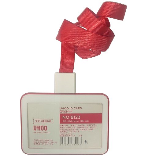 Etui Holder na kartę Smycz UHOO 6123 Red