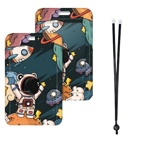 Etui Holder na kartę Smycz UHOO 7032 Kosmos