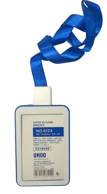 Etui Holder na kartę Smycz UHOO 6124 Blue