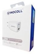 Szybka Ładowarka sieciowa GaN Mocoll 33w 2xUSB (A i C)