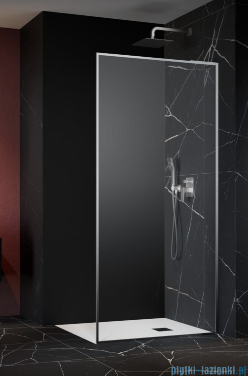 Radaway Modo F SL Brushed Nickel II kabina Walk-in 120x201,6cm prawa Szczotkowany Nikiel szkło przejrzyste 10419124-91-01R