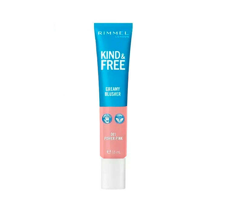 Rimmel Kind & Free Róż w kremie 001 Power Pink 15ml