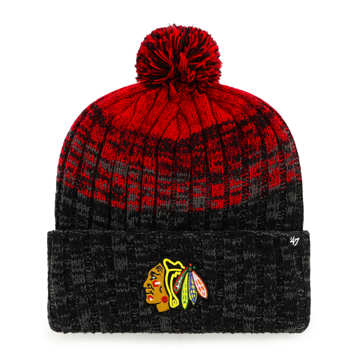 Czapka zimowa 47 Brand  NHL Chicago Blackhakws Cascade ’47 CUFF KNIT