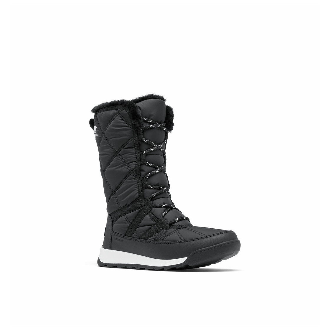 Buty zimowe damskie Sorel Whitney™ II Plus Tall Lace Wp Rozmiar butów (UE): 40 / Kolor: czarny/biały