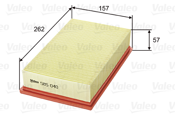 Filtr powietrza VALEO 585040 C27103 585040
