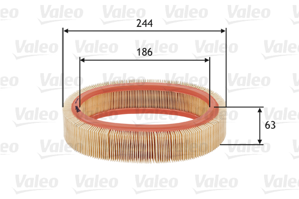 Filtr powietrza VALEO 585606 C25552