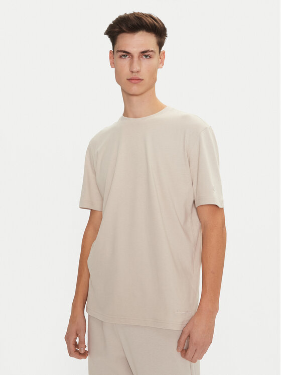 Champion T-Shirt 220425 Écru Regular Fit