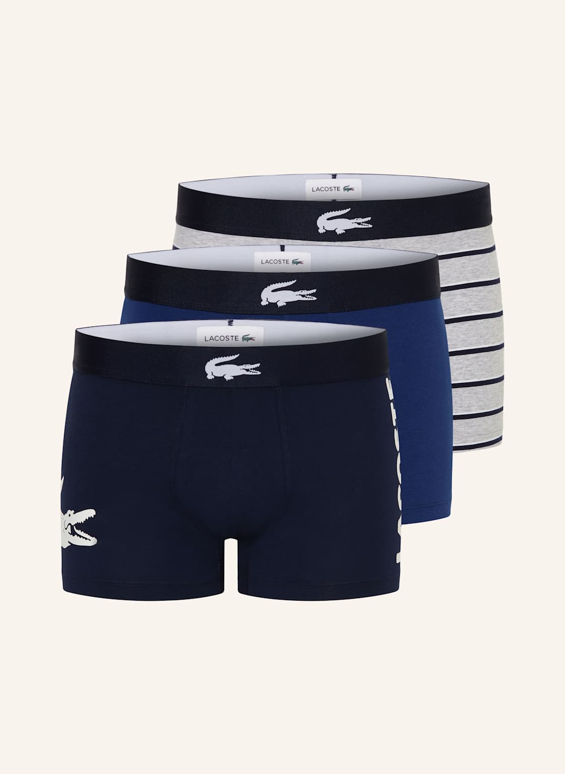 Lacoste Bokserki, 3 Szt. blau