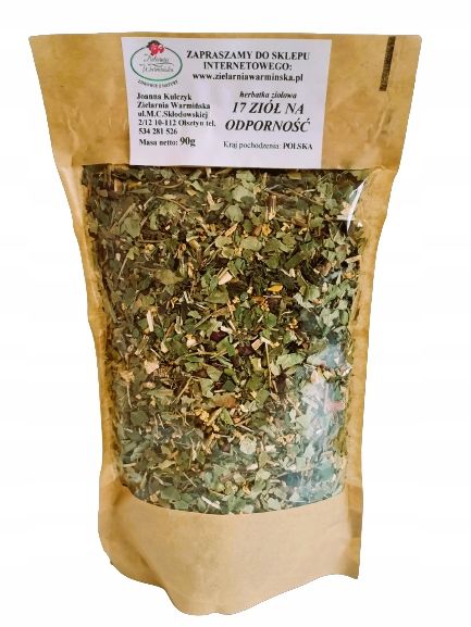 Herbata ziołowa Zielarnia Warmińska 17 ziół na odporność 90 g