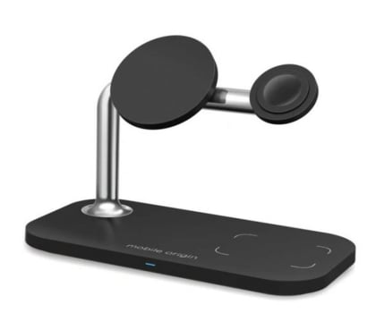 Mobile Origin 3-in-1 Wireless charger black