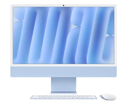 Apple iMac 24 M4/32GB/1TB/MacOS Retina 4,5K Niebieski 10R GPU Nano