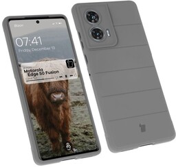 Bizon Pancerne etui Case Tur do Motorola Edge 50 Fusion, jasnoszare