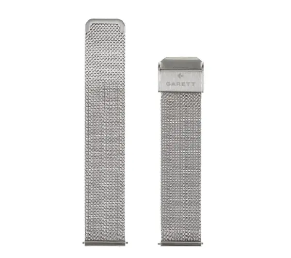 Garett stalowy 20mm Srebrny