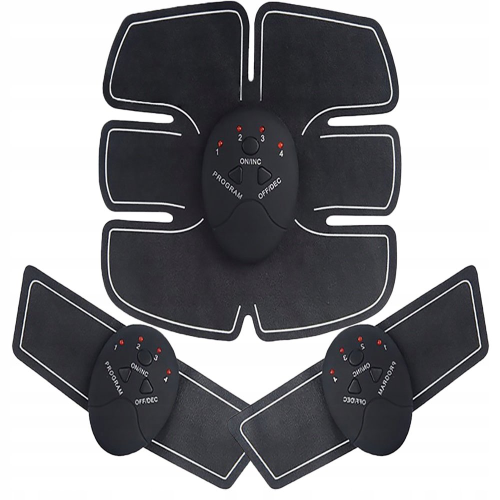 3x Elektrostymulator Brzucha Pleców Ramion Ud Nóg Szyi Pośladków