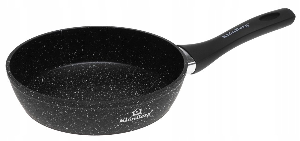 PATELNIA Głęboka MARMUROWA 20cm Nieprzywierająca INDUKCJA Gaz 8603