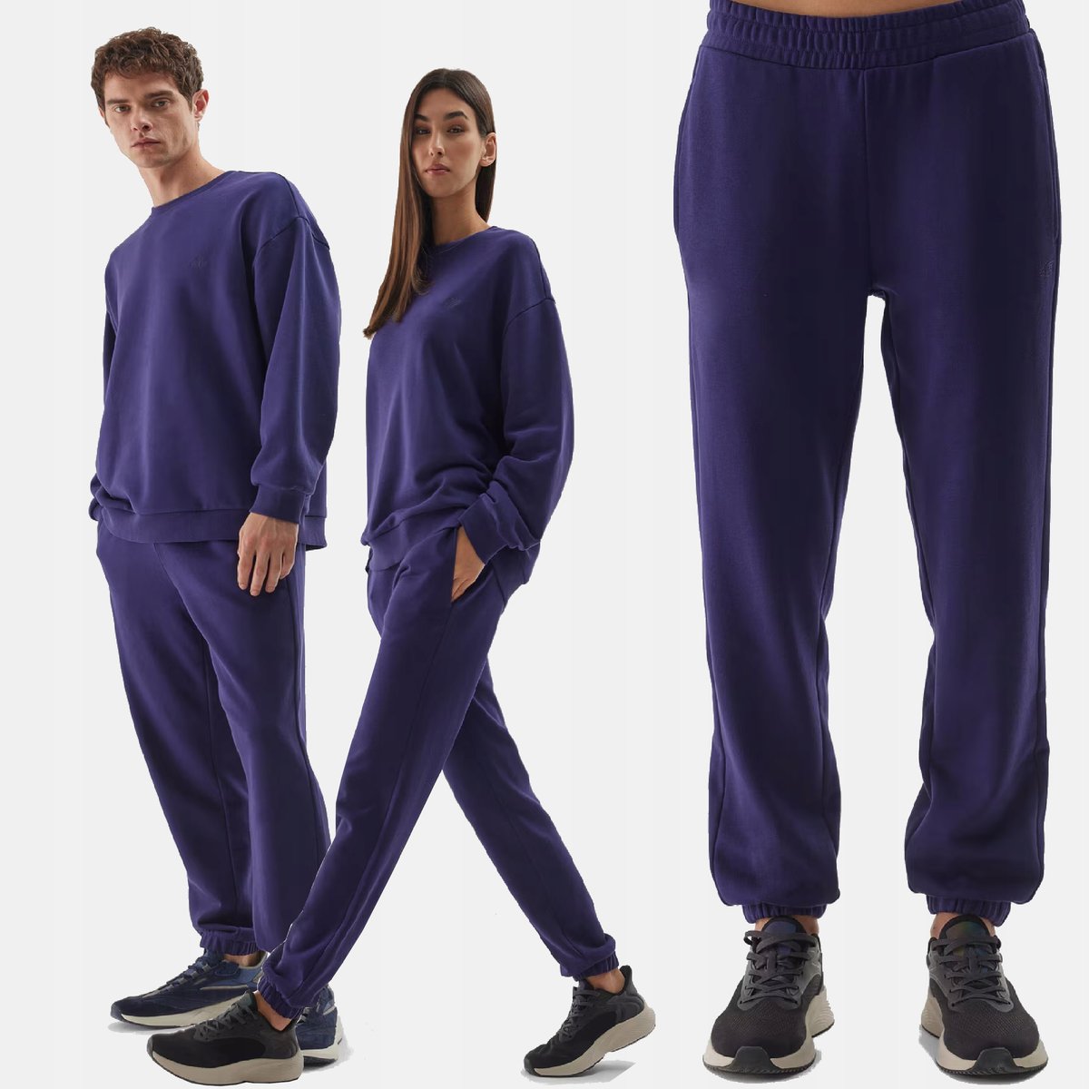 4F T-SPODNIE DRESOWE 4F M OVERSIZE UNISEX DAMSKIE MĘSKIE TTROU0826 AW24