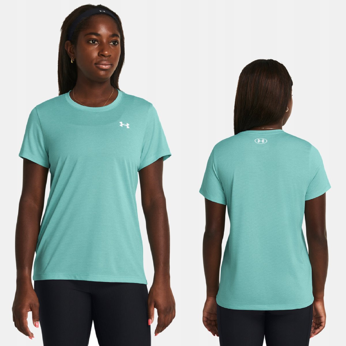 T-SHIRT DAMSKI KOSZULKA UNDER ARMOUR SPORTOWA TRENINGOWA