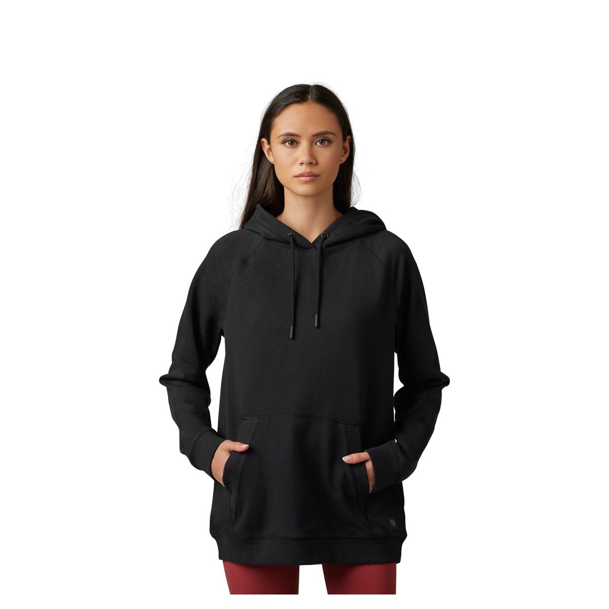 BLUZA Z KAPTUREM FOX LADY LEVEL UP BLACK