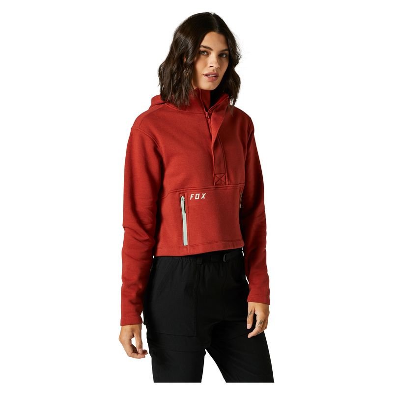 BLUZA Z KAPTUREM NA ZAMEK FOX LADY CALIBRATED