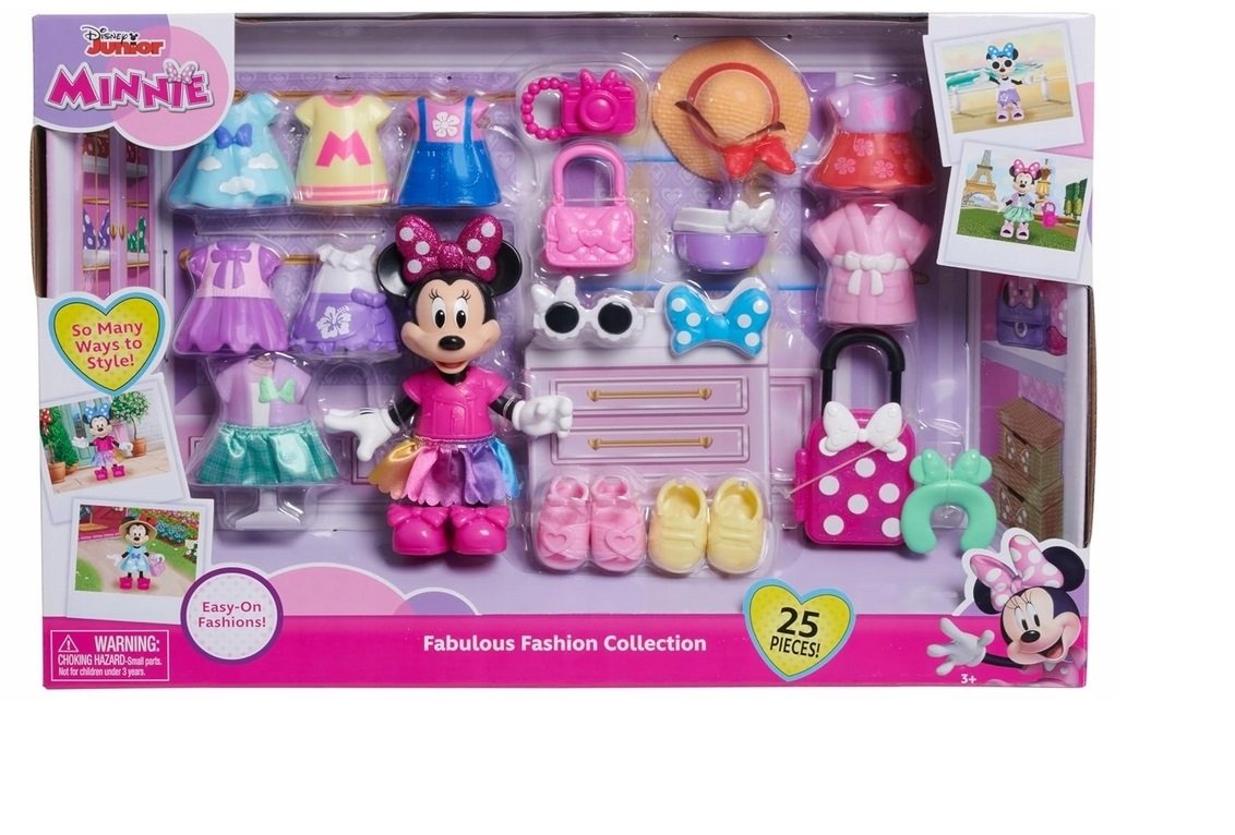 Myszka Minnie Disney Figurka z akcesoriami ubrankami duży zestaw DELUXE