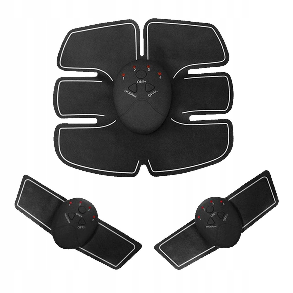 ELEKTROSTYMULATOR MIĘŚNI BRZUCHA, UD I RAMION EMS