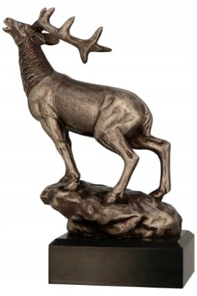 Puchar / Statuetka premium JELEŃ, myślistwo, hubertus, 19cm! + GRAWER!