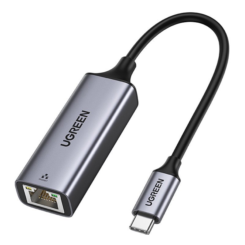 Ugreen zewnętrzna karta sieciowa RJ45 - USB Typ C (1000 Mbps/ 1 Gbps )Gigabit Ethernet