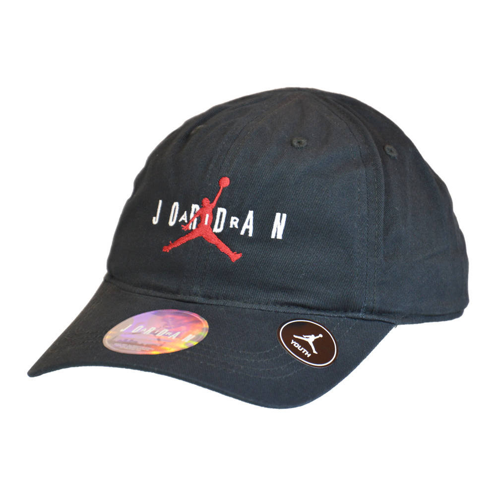 Czapka z daszkiem jordan dla dzieci czarna - 9a0569-023