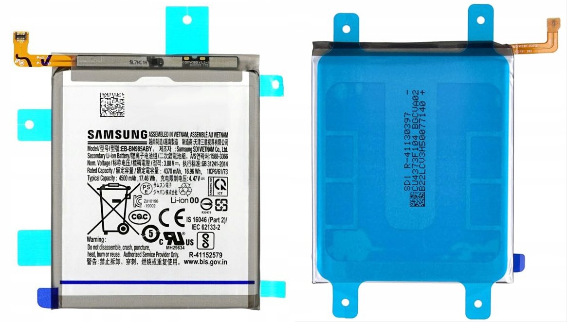 Bateria EB-BN985ABY do Samsung Galaxy Note 20 Ultra 5G SM-N986 SERVICE PACK
