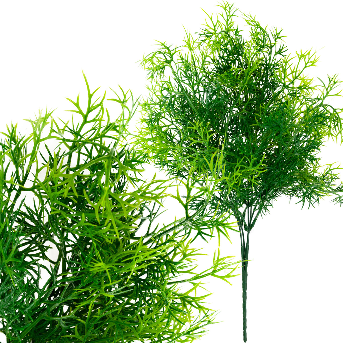 Bukiet Gałązka Sztuczna Zielona Gęsta Dekoracyjna Liście Stroik