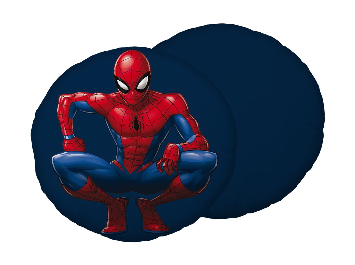 Poduszka 35 cm Spider-man granatowa kształtka przytulanka