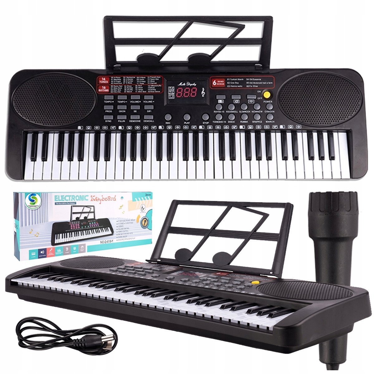 KEYBOARD PIANINO PIANINKO DLA DZIECI ORGANY OGRANKI PREZENT NA ŚWIĘTA Z2013