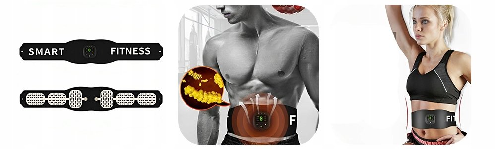 ELEKTROSTYMULATOR PAS MASAŻER WIBRUJĄCY ODCHUDZAJĄCY DO MIĘŚNI BRZUCHA