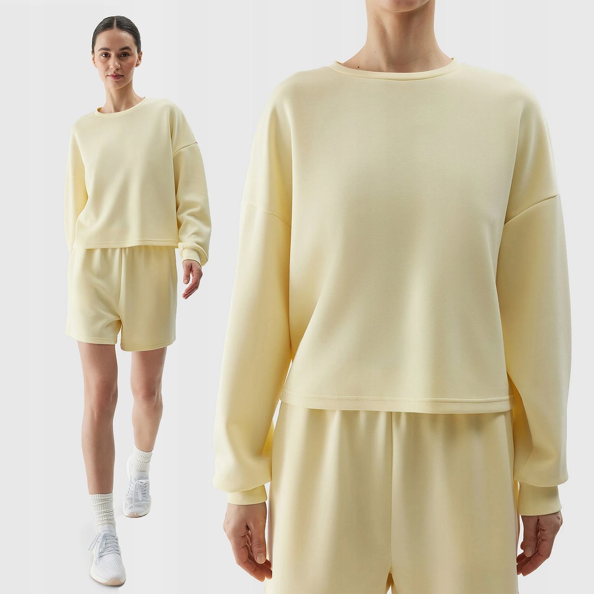 4F BLUZA DAMSKA DRESOWA Z DODATKIEM MODALU SS24