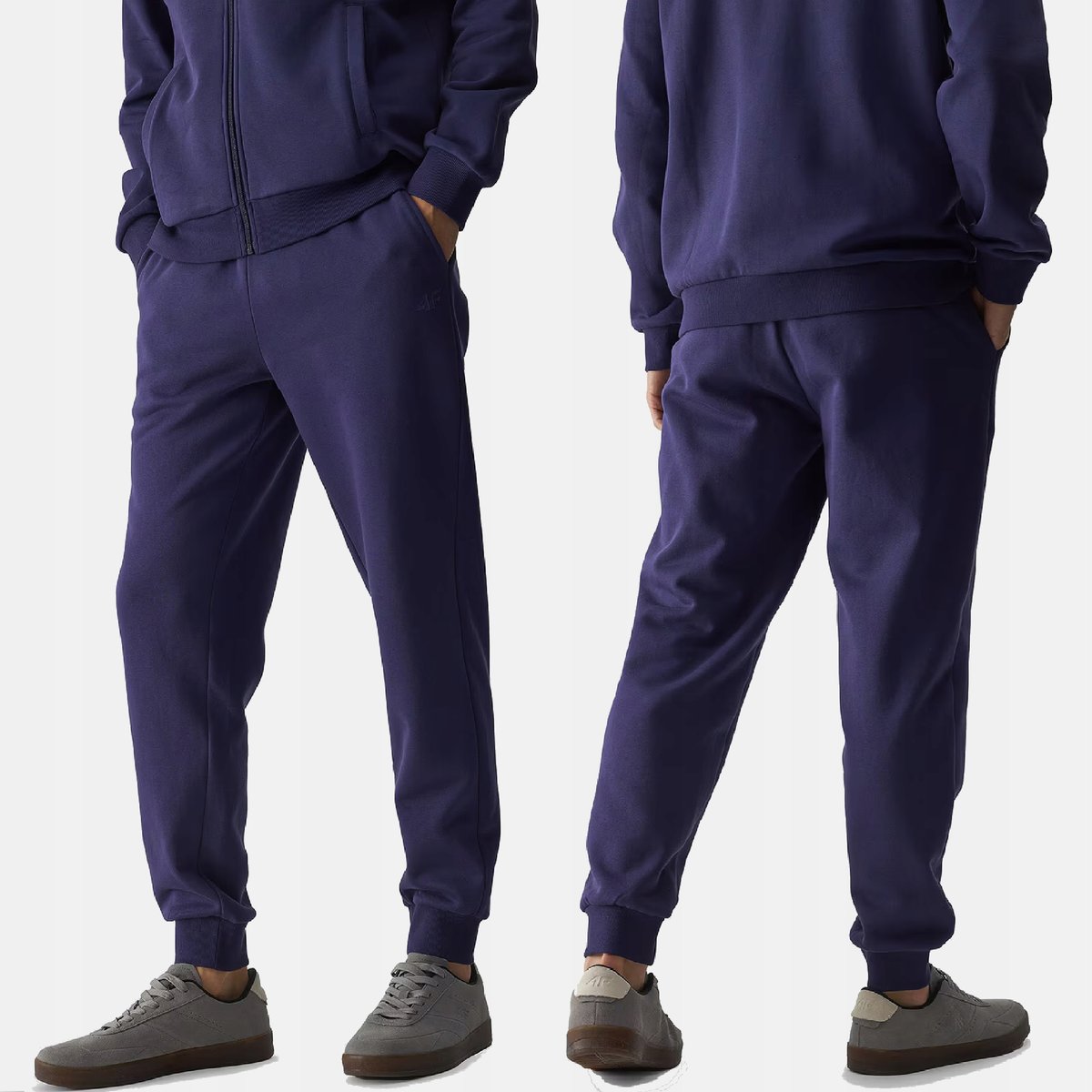SPODNIE DRESOWE MĘSKIE 4F XXL JOGGERY DRESY SPORTOWE TTROM0942 AW24