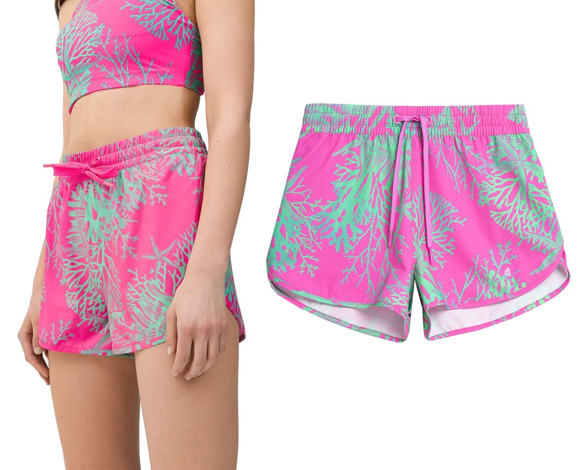 4F SPODENKI DAMSKIE PLAŻOWE KĄPIELOWE