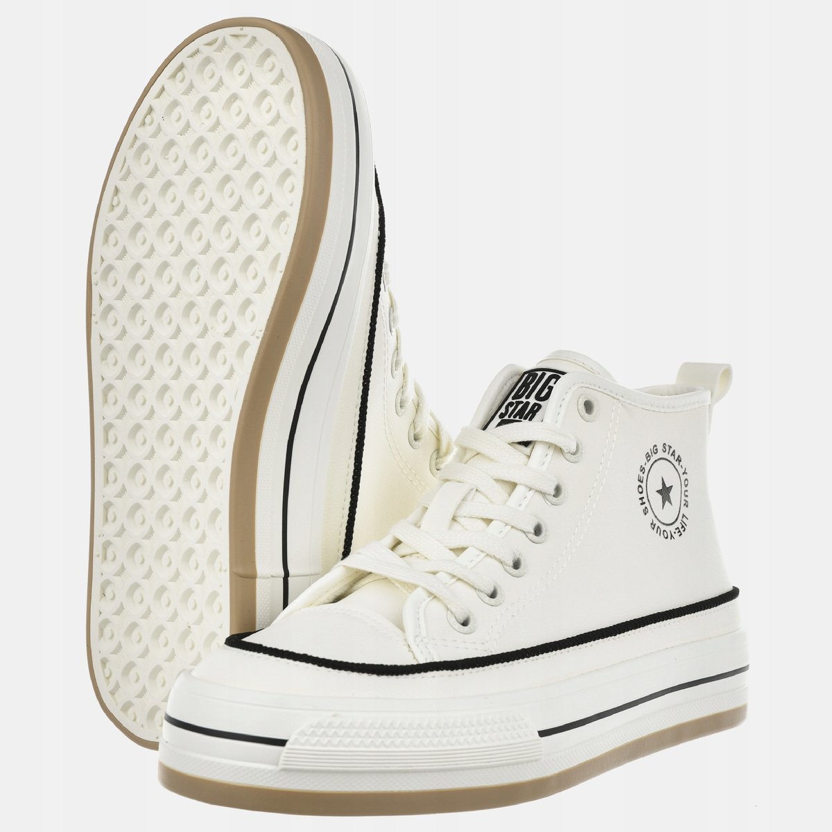 TRAMPKI DAMSKIE BUTY OCIEPLANE NA PLATFORMIE JESIEŃ ZIMA OO274061 AW24