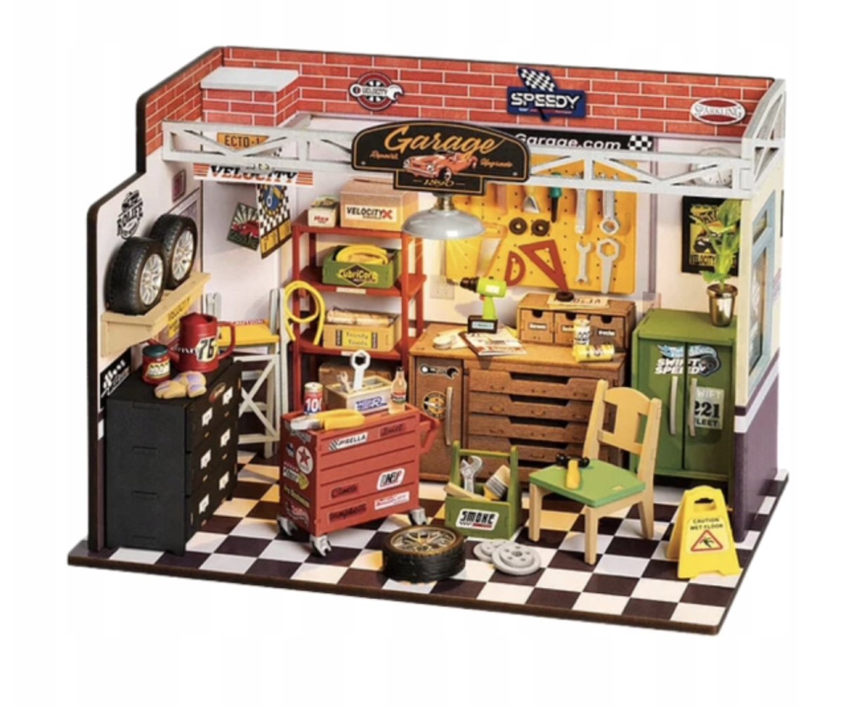 ROBOTIME Składany Model Drewniany Puzzle 3D - Warsztat