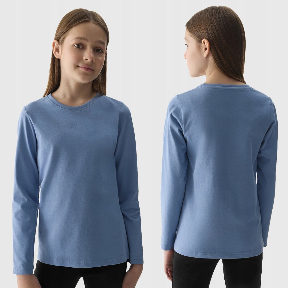 4F BLUZKA DZIEWCZĘCA LONGSLEEVE DZIECIĘCA JUNIOR SS24