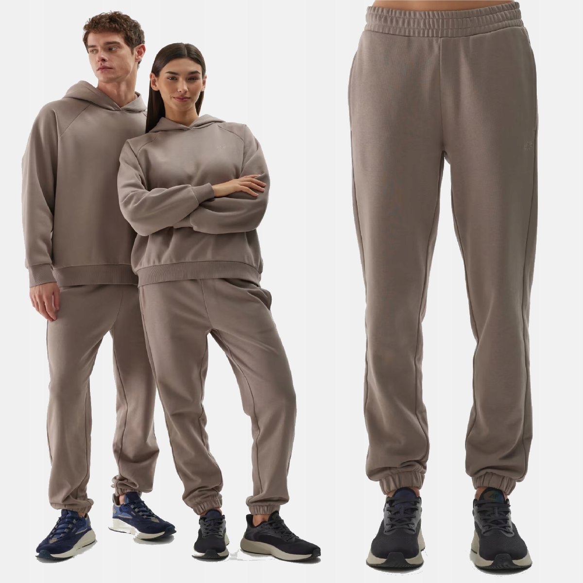 SPODNIE DRESOWE 4F M OVERSIZE UNISEX DAMSKIE MĘSKIE TTROU0826 AW24