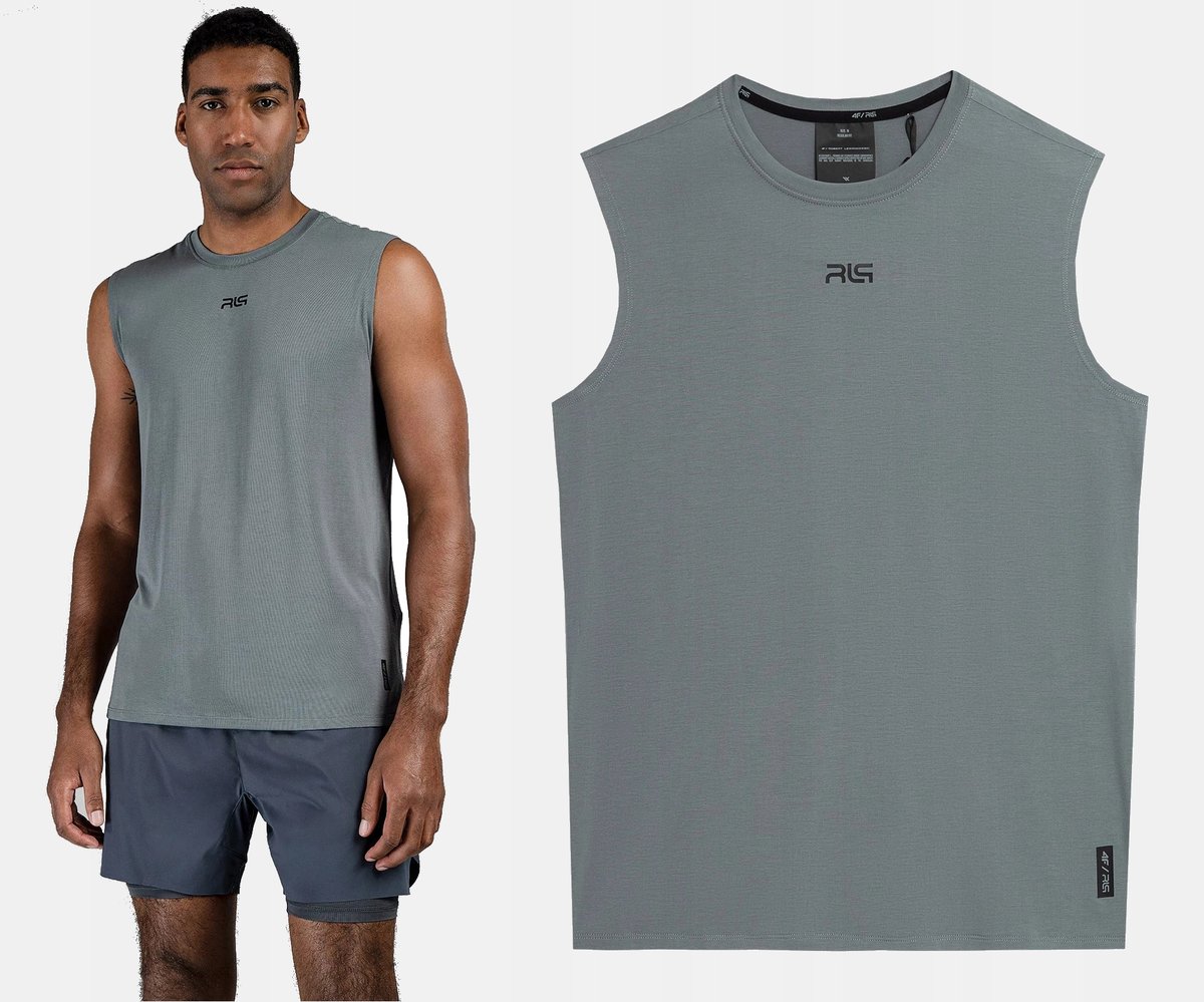4F T-SHIRT KOSZULKA TANK TOP MĘSKA TRENNINGOWA RL9