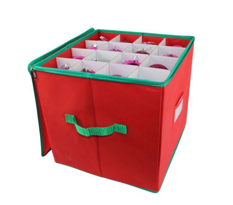 Torba Na Bombki 64Szt. 33X33X33Cm Czerwona Perfectlife