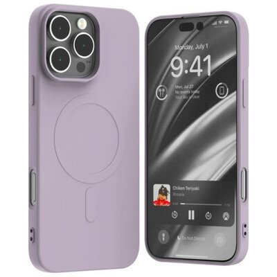 Etui MERCURY Semi-Silicone MagSafe do Apple iPhone 16 Pro Max Fioletowy